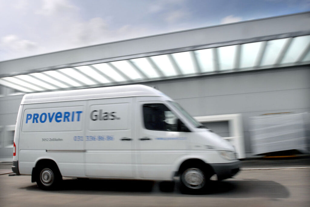 Proverit Servicewagen unterwegs für Unterhalt und Wartung