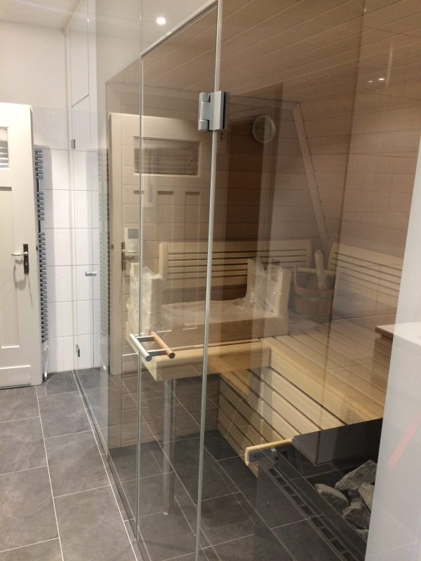 Sauna- und Dampfbadverglasung von Proverit, Beispiel 10
